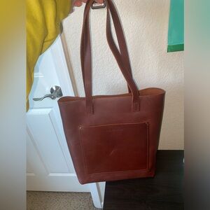 Portland leather bag large! New